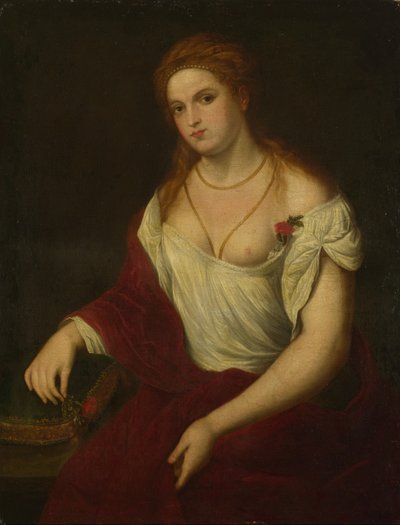 Portrait of a Young Woman by After Paris Bordone